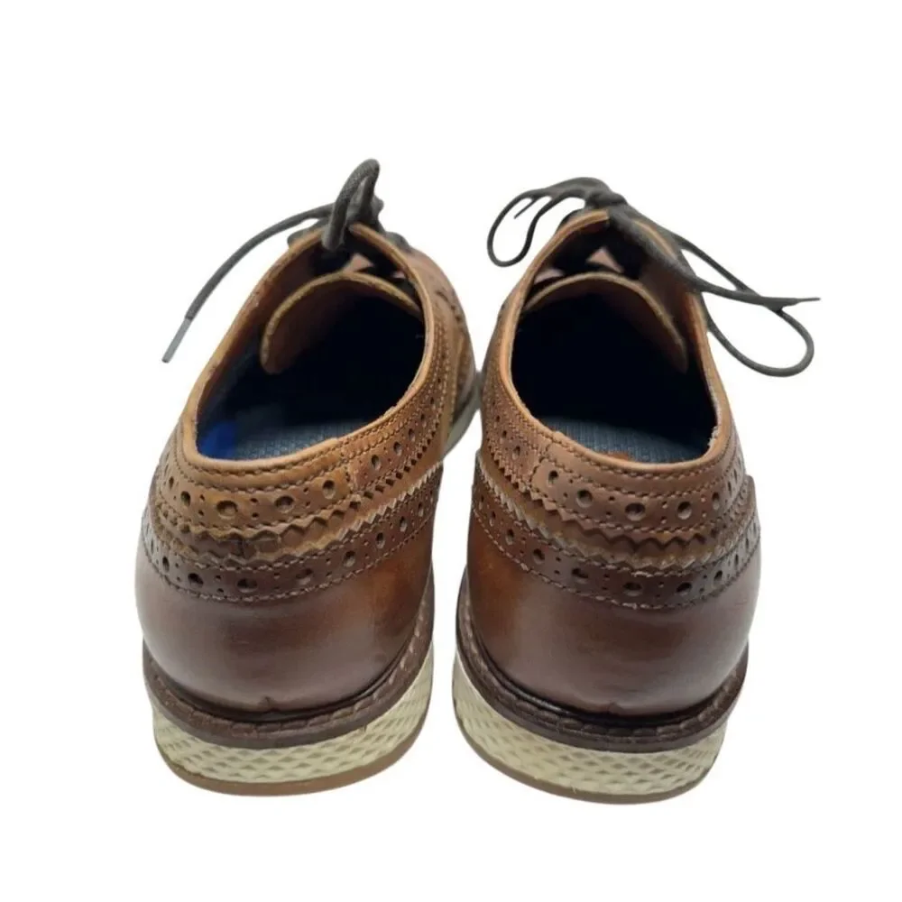 Vince Camuto Oxford Mens Size 10 Brown Leather Brogue‎ Shoes